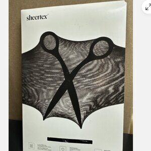 Sheertex Semi-Opaque Rip-Resist Tights-Black-XS-NEW-A649089 2 pairs